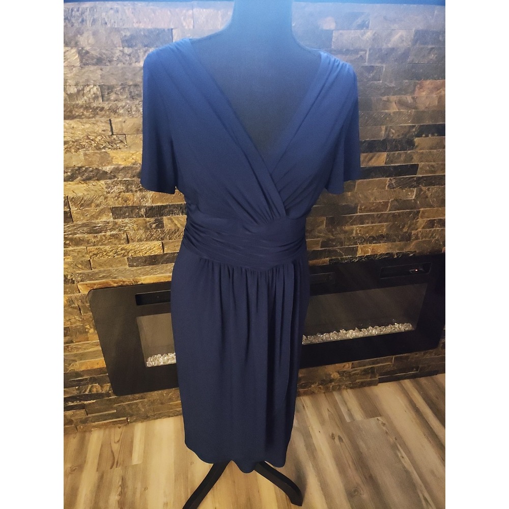 Evan-Picone Navy Blue stretchy dress Size 10